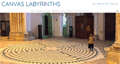 Desktop Screenshot of canvaslabyrinths.com